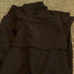 Maternity long black dress